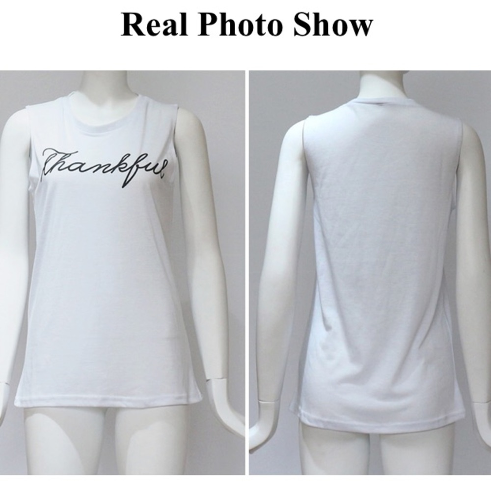 ♡ Thankful Graphics Tee Top - Picture 5 of 8